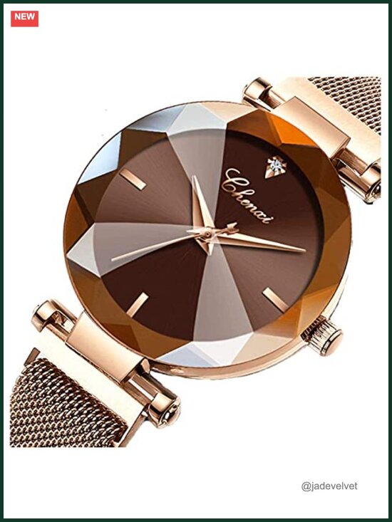 Women\'s Stainless Steel Band Waterproof Watch Elegant Ladies Wrist Watch main image 6